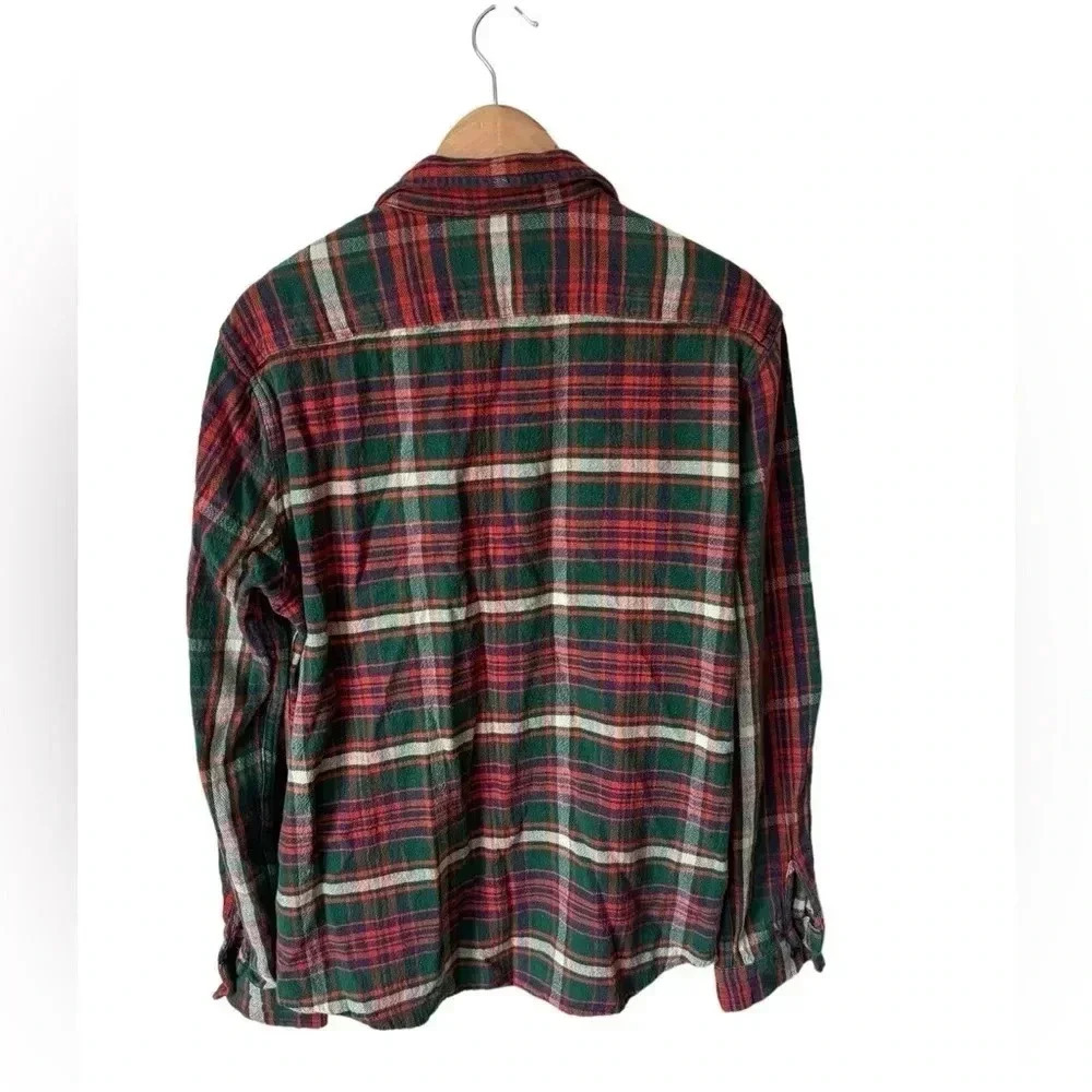 Denim & Supply Ralph Lauren Cotton Plaid Button Casual Long Sleeve Size L - Picture 2 of 10